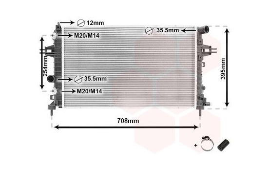 Kylare, motorkylning *** IR PLUS *** 37002362 International Radiators Plus, bild 2