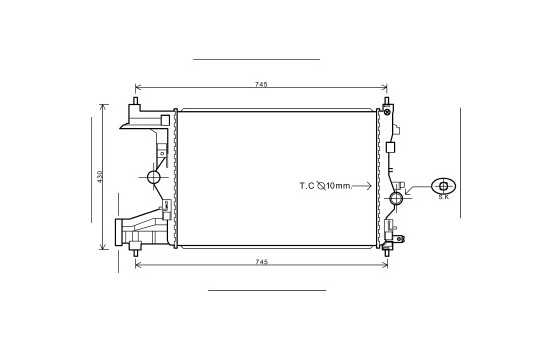 Kylare, motorkylning *** IR PLUS *** 37002485 International Radiators Plus