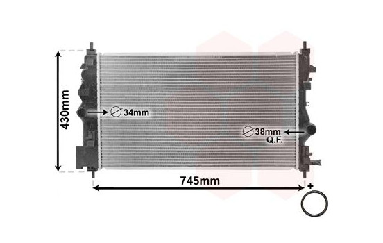 Kylare, motorkylning *** IR PLUS *** 37002488 International Radiators Plus, bild 2