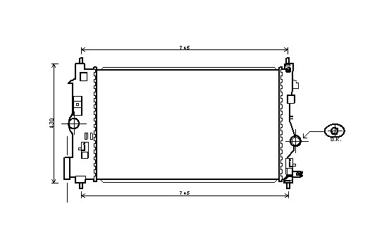 Kylare, motorkylning *** IR PLUS *** 37002488 International Radiators Plus