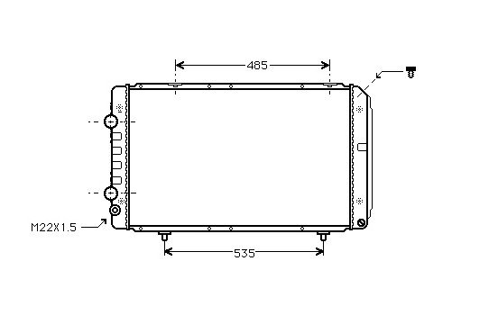 Kylare, motorkylning *** IR PLUS *** 40002147 International Radiators Plus