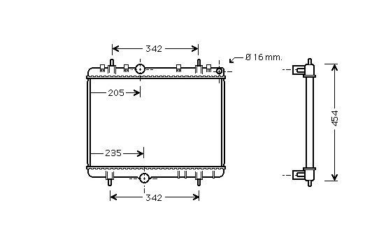 Kylare, motorkylning *** IR PLUS *** 40002267 International Radiators Plus