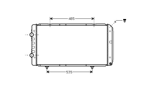 Kylare, motorkylning *** IR PLUS *** 40002268 International Radiators Plus, bild 2