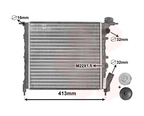 Kylare, motorkylning *** IR PLUS *** 43002120 International Radiators Plus, bild 2