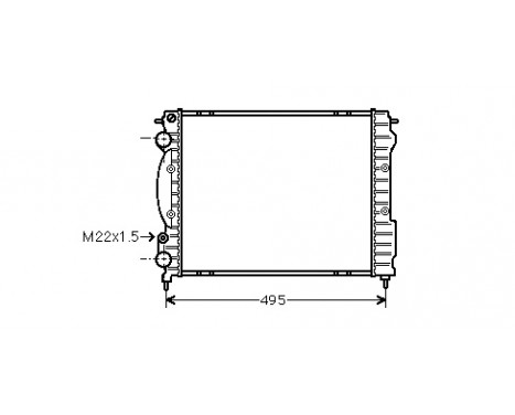 Kylare, motorkylning *** IR PLUS *** 43002129 International Radiators Plus