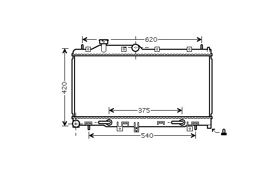 Kylare, motorkylning *** IR PLUS *** 51002066 International Radiators Plus