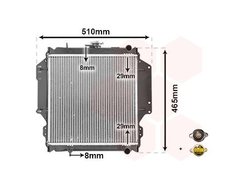 Kylare, motorkylning *** IR PLUS *** 52002012 International Radiators Plus, bild 2