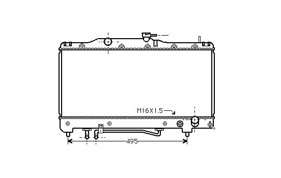 Kylare, motorkylning *** IR PLUS *** 53002201 International Radiators Plus