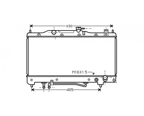 Kylare, motorkylning *** IR PLUS *** 53002240 International Radiators Plus