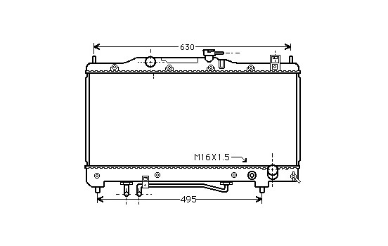 Kylare, motorkylning *** IR PLUS *** 53002240 International Radiators Plus