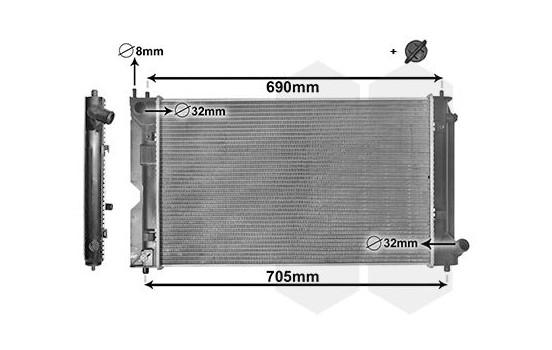 Kylare, motorkylning *** IR PLUS *** 53002403 International Radiators Plus, bild 3