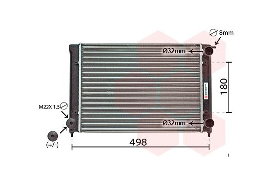 Kylare, motorkylning *** IR PLUS *** 58002040 International Radiators Plus