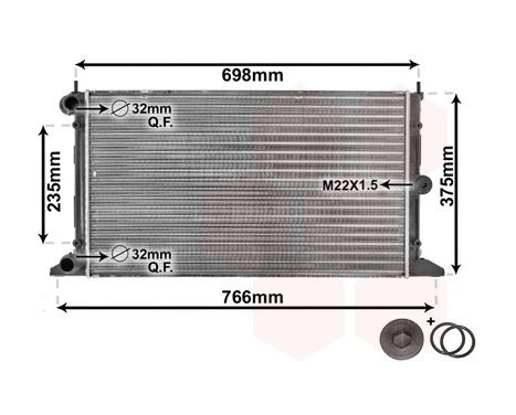 Kylare, motorkylning *** IR PLUS *** 58002188 International Radiators Plus, bild 3