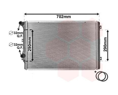 Kylare, motorkylning *** IR PLUS *** 58002207 International Radiators Plus, bild 3