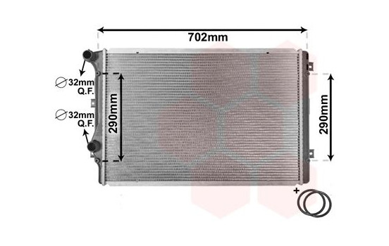 Kylare, motorkylning *** IR PLUS *** 58002207 International Radiators Plus, bild 3
