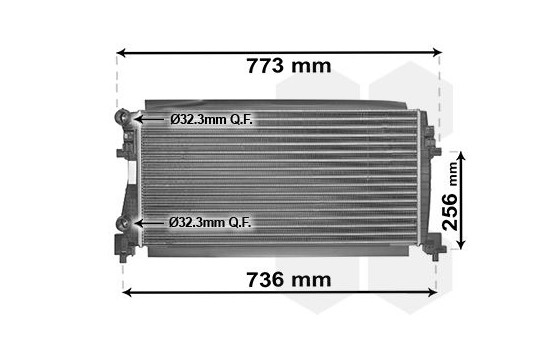 Kylare, motorkylning *** IR PLUS *** 58002340 International Radiators Plus, bild 2