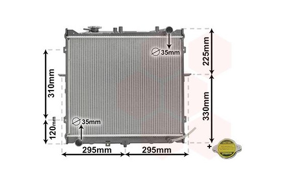 Kylare, motorkylning *** IR PLUS *** 83002022 International Radiators Plus, bild 3