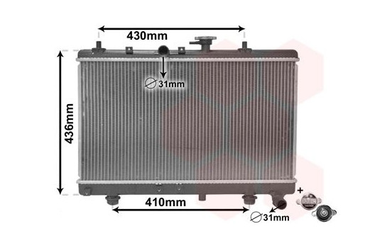 Kylare, motorkylning *** IR PLUS *** 83002054 International Radiators Plus, bild 3