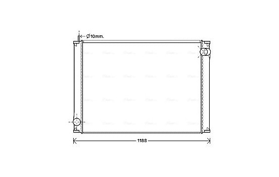 Kylare, motorkylning IV2119 Ava Quality Cooling