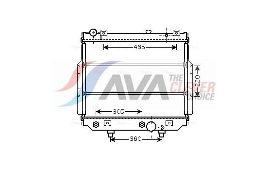 Kylare, motorkylning JEA2038 Ava Quality Cooling