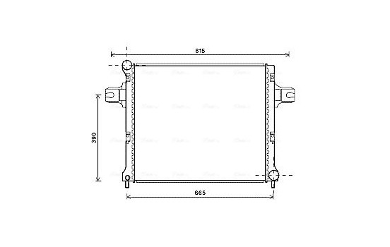 Kylare, motorkylning JEA2064 Ava Quality Cooling