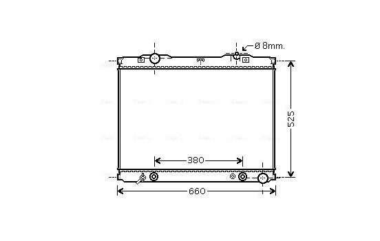 Kylare, motorkylning KA2056 Ava Quality Cooling