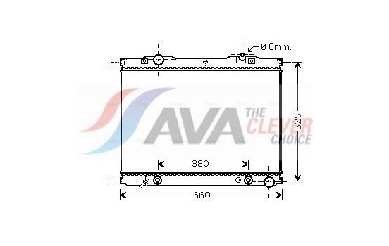 Kylare, motorkylning KA2056 Ava Quality Cooling