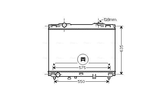 Kylare, motorkylning KA2127 Ava Quality Cooling