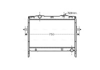 Kylare, motorkylning KA2128 Ava Quality Cooling