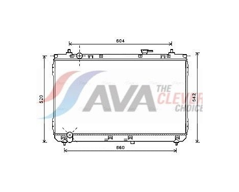 Kylare, motorkylning KA2183 Ava Quality Cooling