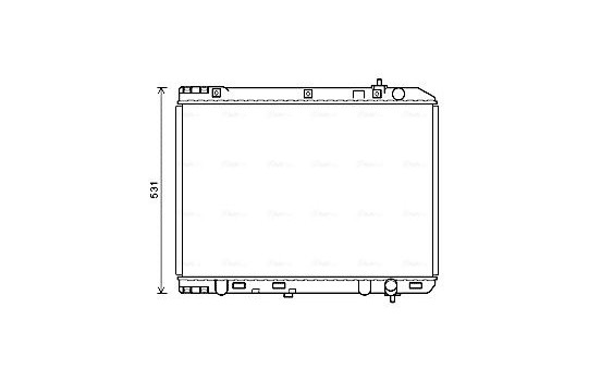 Kylare, motorkylning KA2246 Ava Quality Cooling