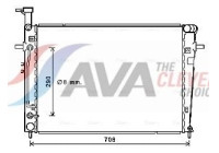 Kylare, motorkylning KA2251 Ava Quality Cooling