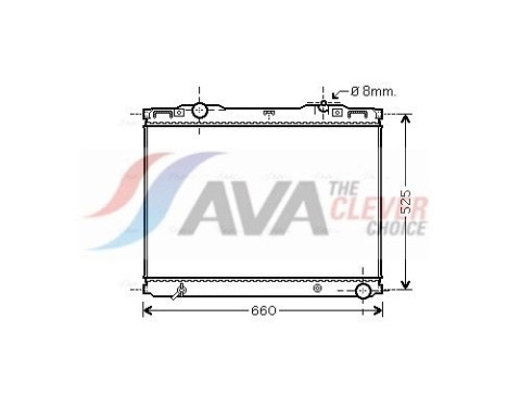 Kylare, motorkylning KAA2133 Ava Quality Cooling