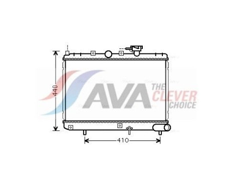 Kylare, motorkylning KAA2271 Ava Quality Cooling