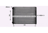 Kylare, motorkylning LA2025 Ava Quality Cooling