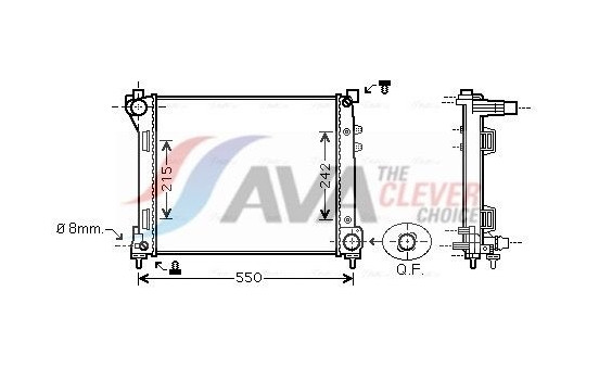 Kylare, motorkylning LC2098 Ava Quality Cooling
