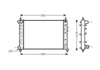 Kylare, motorkylning LCA2077 Ava Quality Cooling