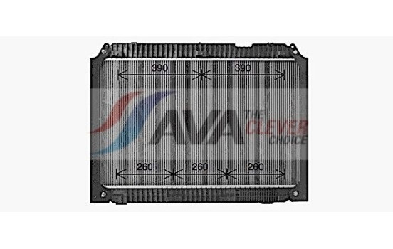 Kylare, motorkylning ME2334 Ava Quality Cooling, bild 2