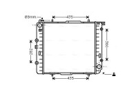 Kylare, motorkylning MS2038 Ava Quality Cooling