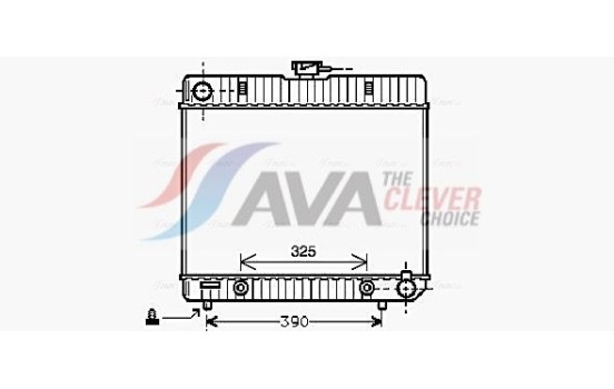 Kylare, motorkylning MS2043 Ava Quality Cooling