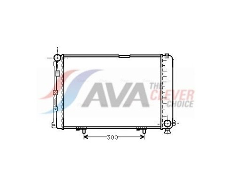 Kylare, motorkylning MS2067 Ava Quality Cooling