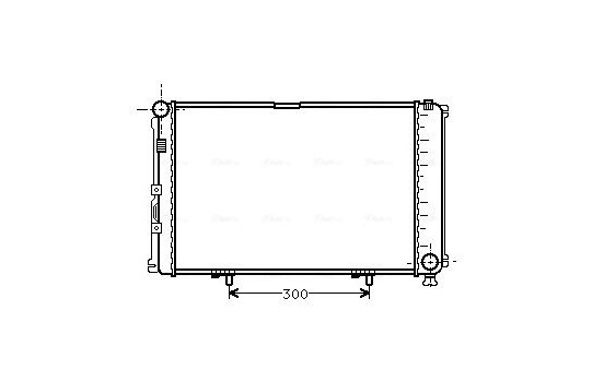 Kylare, motorkylning MS2078 Ava Quality Cooling