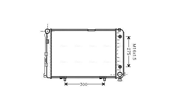 Kylare, motorkylning MS2110 Ava Quality Cooling