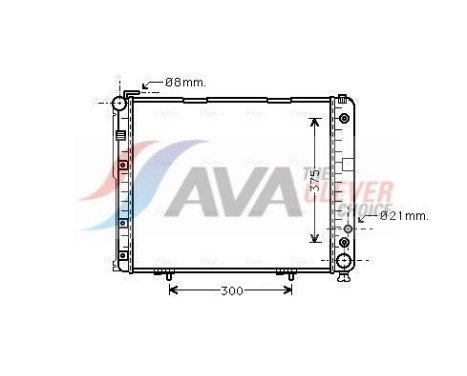 Kylare, motorkylning MS2178 Ava Quality Cooling
