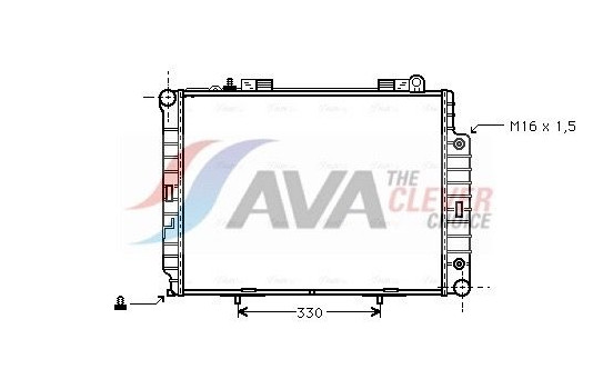 Kylare, motorkylning MS2209 Ava Quality Cooling