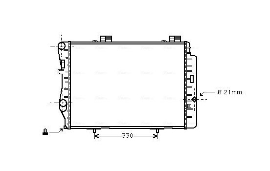 Kylare, motorkylning MS2212 Ava Quality Cooling