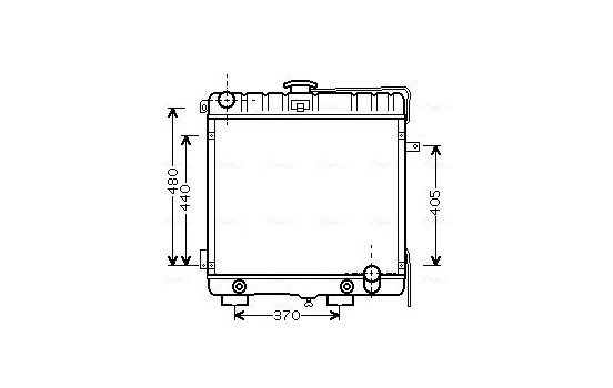 Kylare, motorkylning MS2316 Ava Quality Cooling
