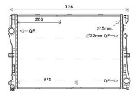 Kylare, motorkylning MS2679 Ava Quality Cooling