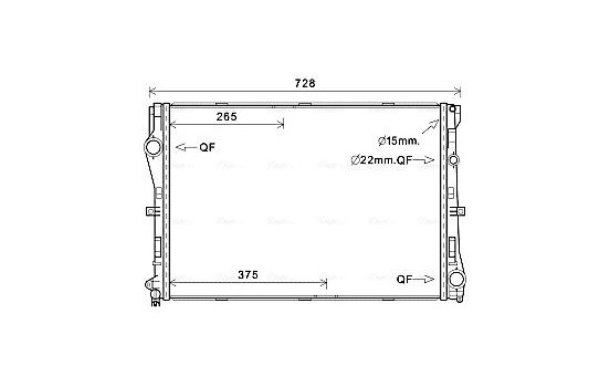 Kylare, motorkylning MS2679 Ava Quality Cooling