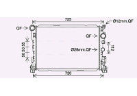 Kylare, motorkylning MS2691 Ava Quality Cooling